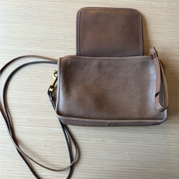 Coach Brown Leather Crossbody Bag - Picture 7 of 8